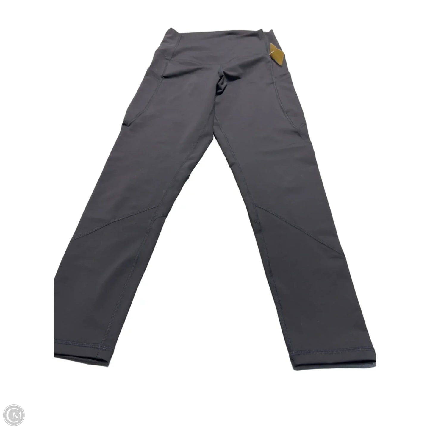 Athletic Leggings By Cmc In Grey, Size: L