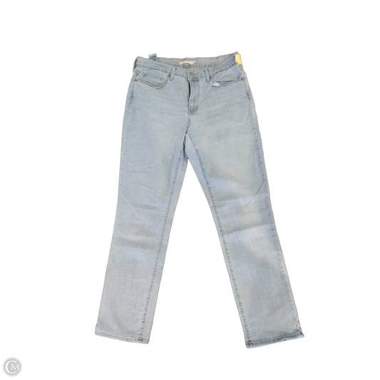 Jeans Straight By Levis In Blue Denim, Size: 12
