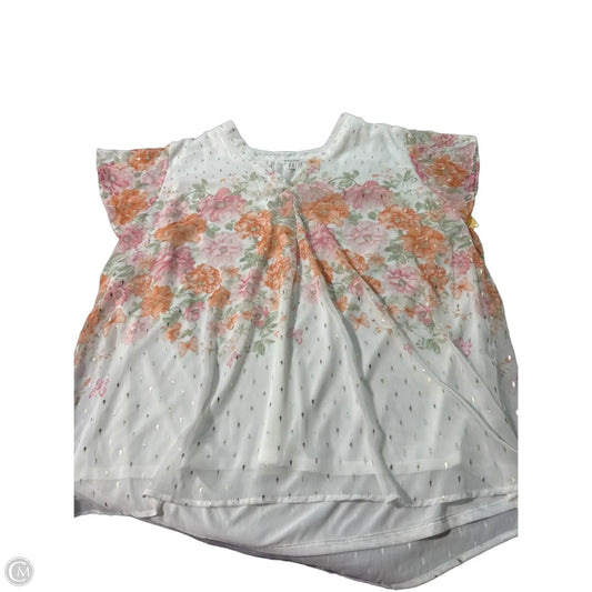 Top Short Sleeve By Haven In Multi-colored, Size: 2x