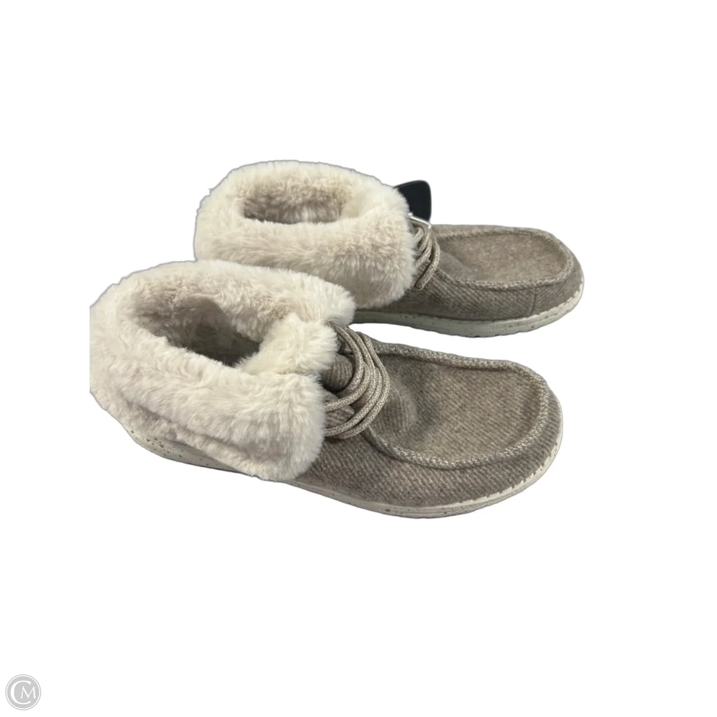 Shoes Flats By Hey Dude In Brown, Size: 6