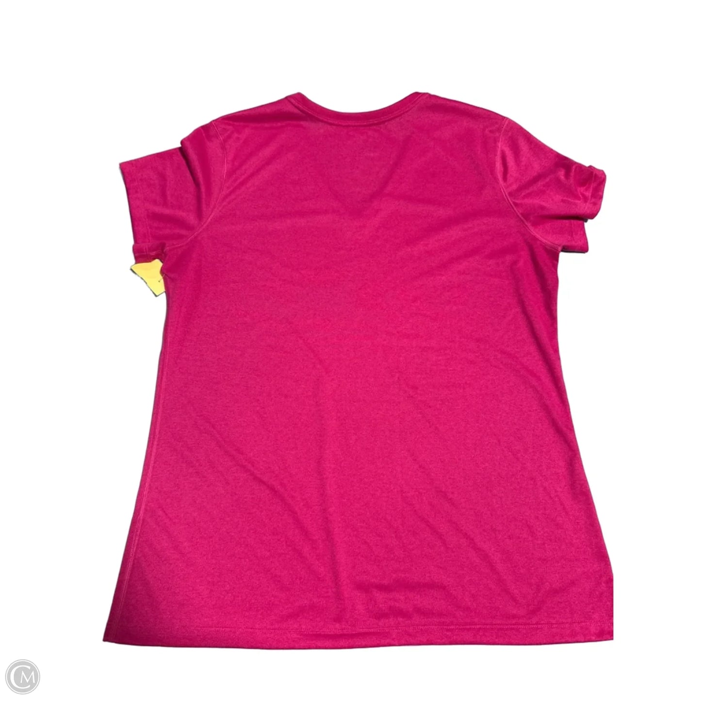 Athletic Top Short Sleeve By Nike In Pink, Size: Xl