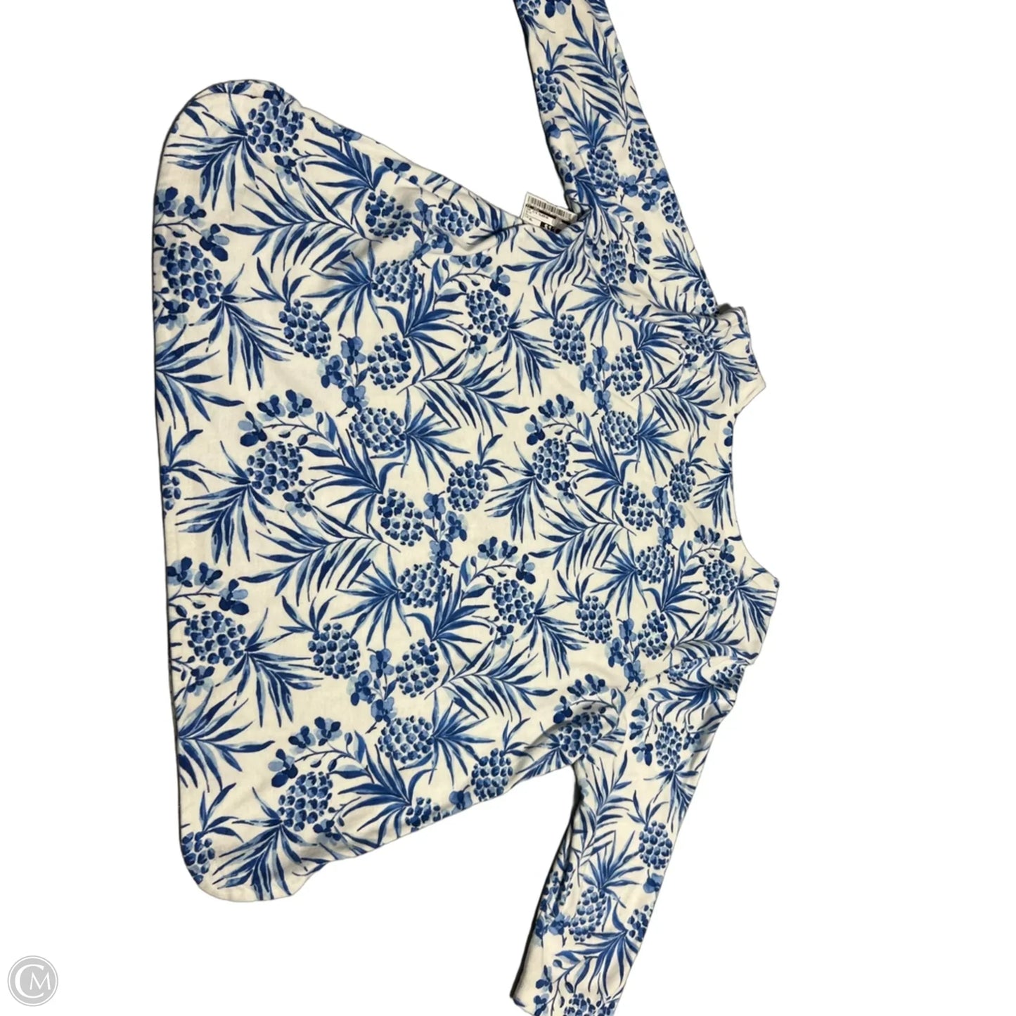 Top 3/4 Sleeve By J. Jill In Blue, Size: Xl