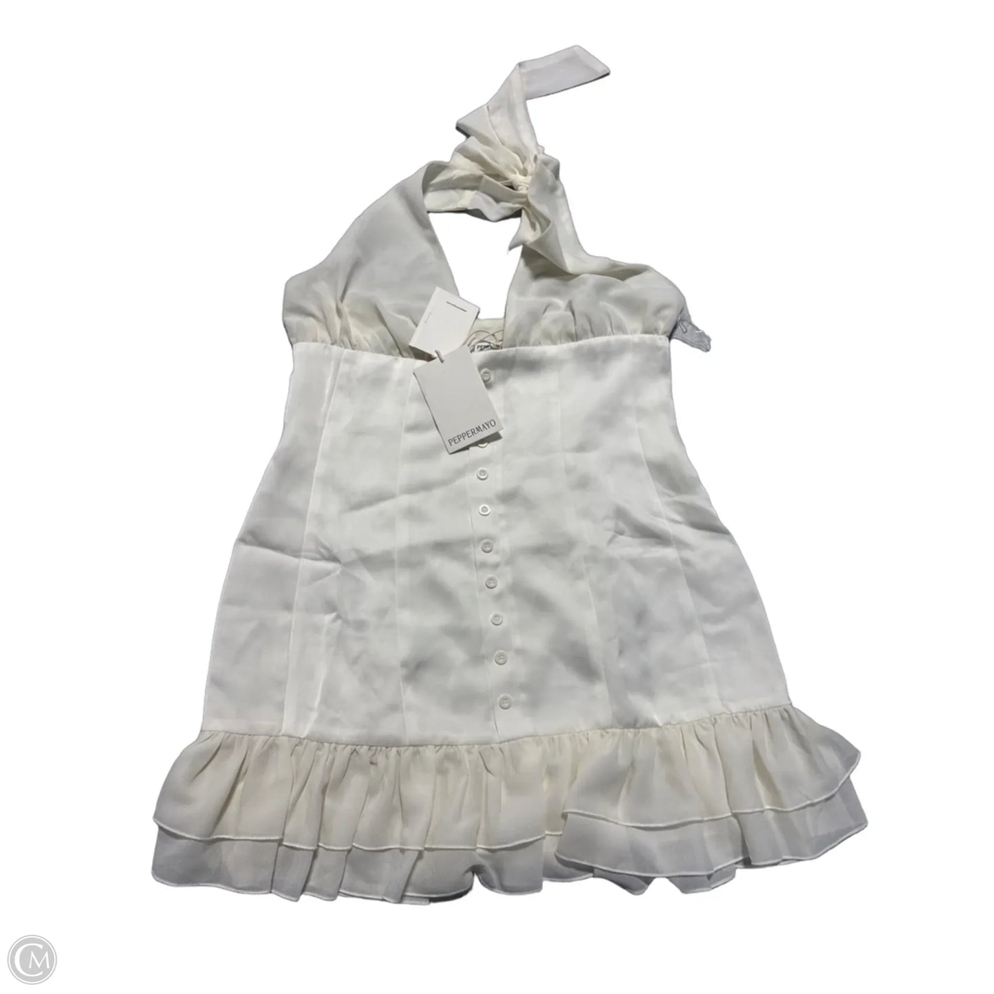 Dress Casual Short By Cmc In Cream, Size: M