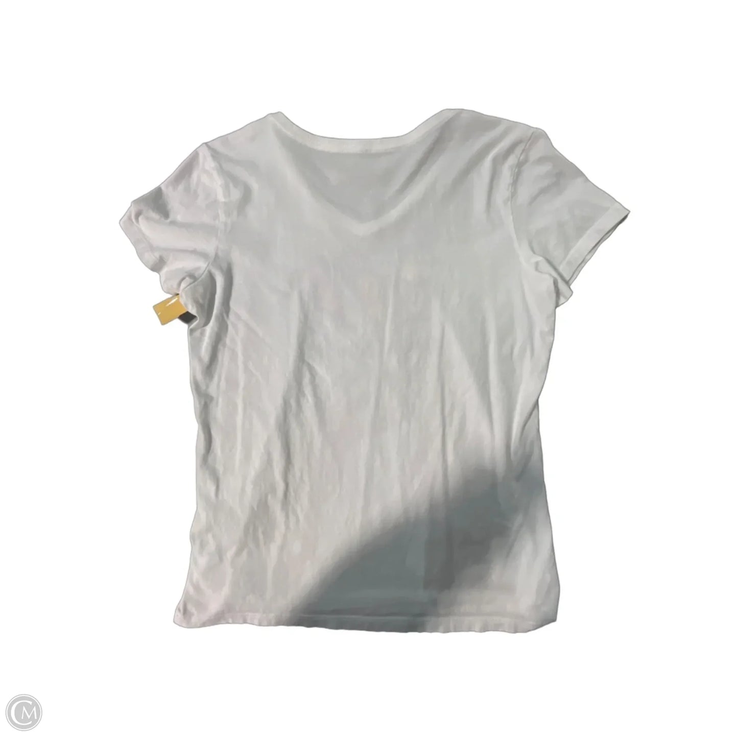 Top Short Sleeve By Life Is Good In White, Size: M