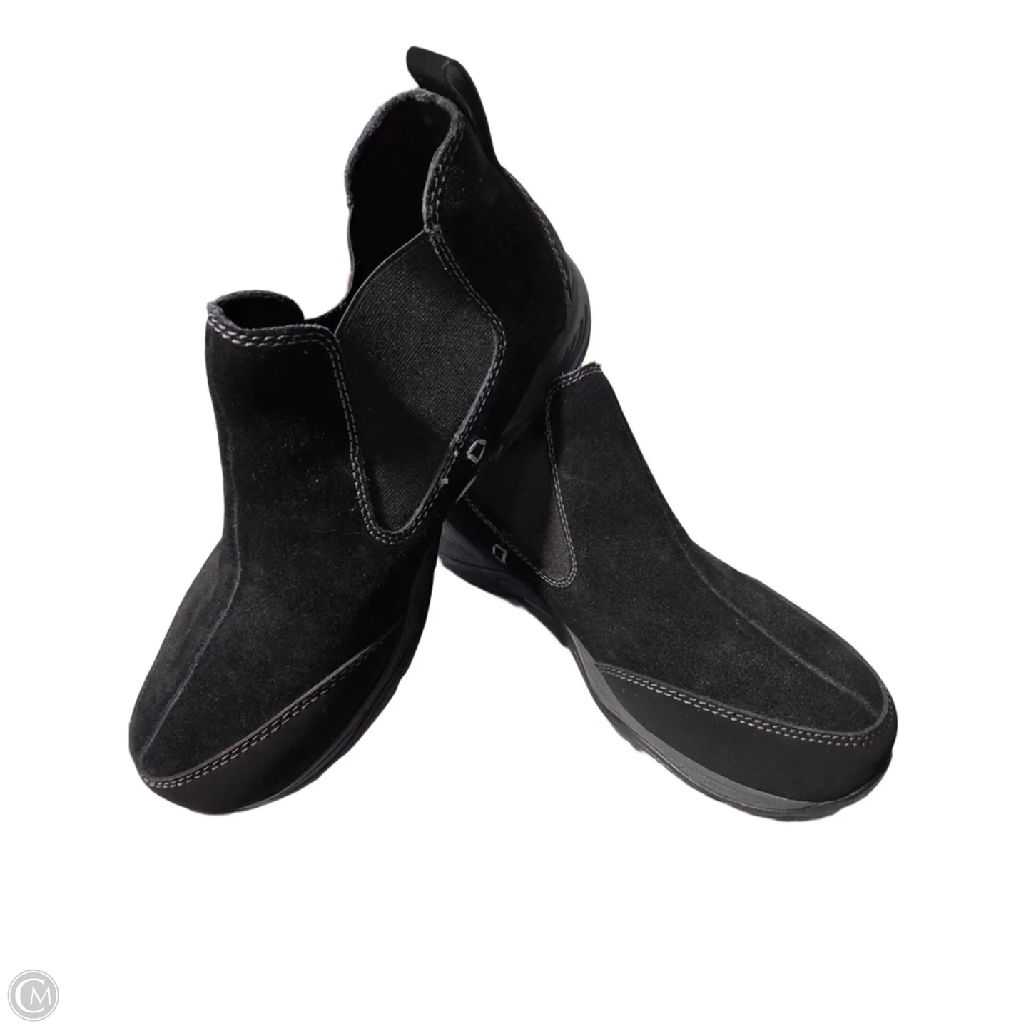 Boots Ankle Flats By Easy Spirit In Black, Size: 8.5