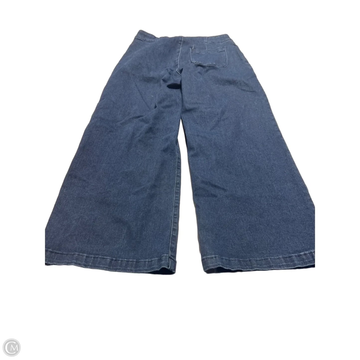Jeans Wide Leg By Cider In Blue Denim, Size: 12