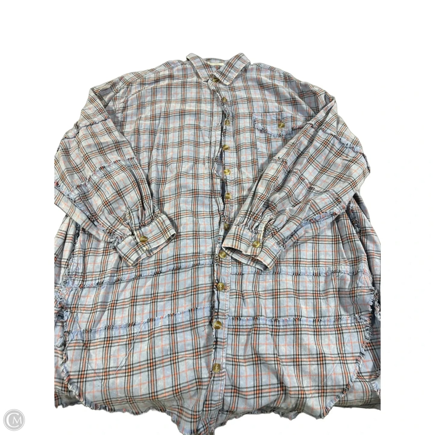Top Long Sleeve By Talulah In Blue, Size: M