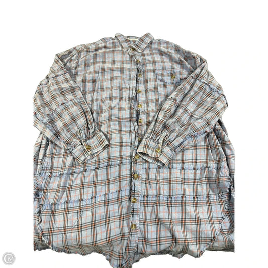 Top Long Sleeve By Talulah In Blue, Size: M