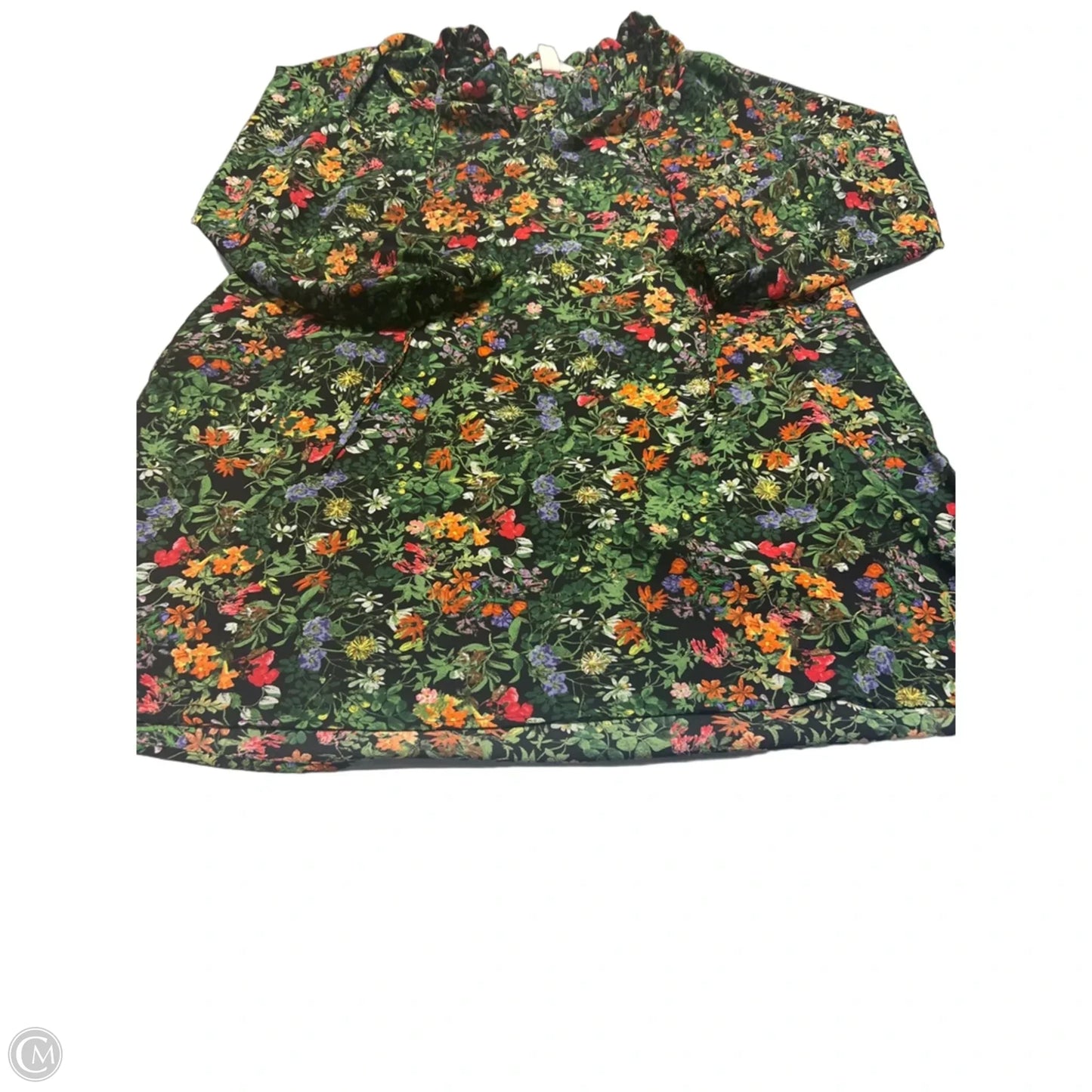 Dress Casual Short By H&m In Floral Print, Size: L