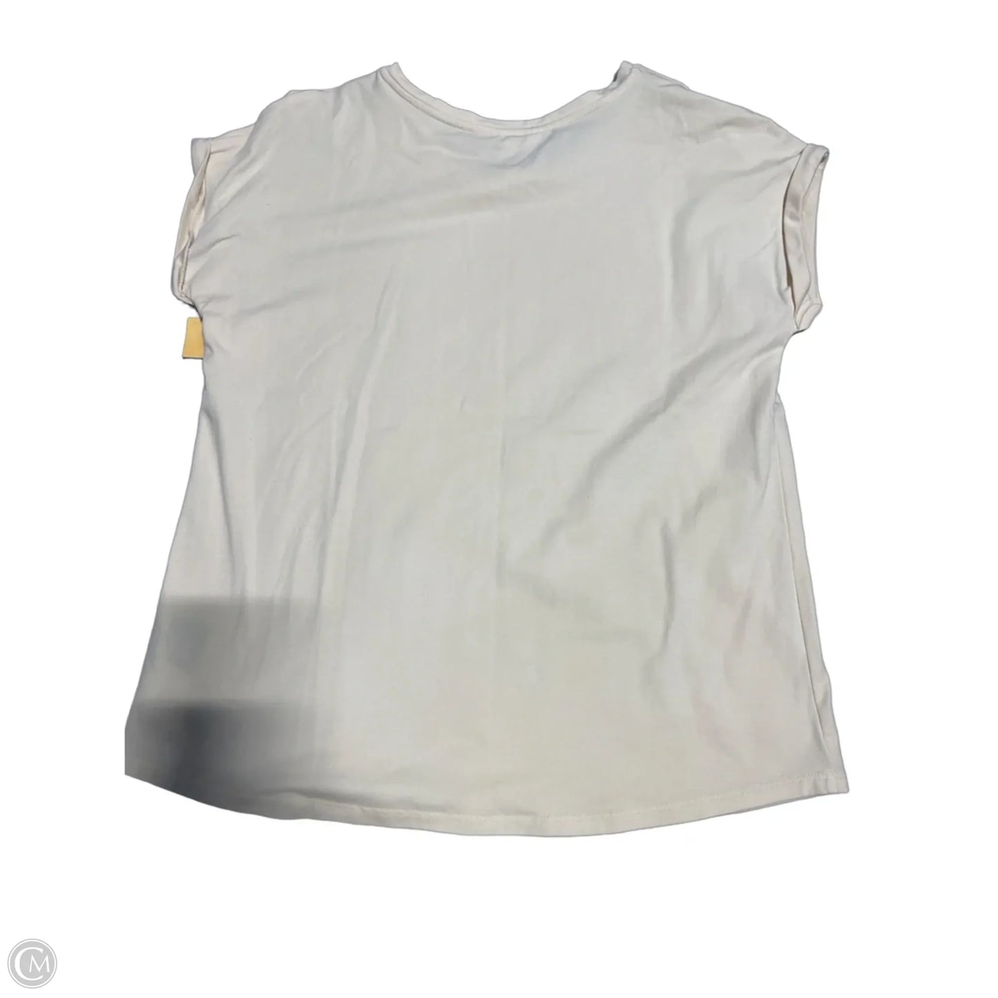 Top Short Sleeve By Cmc In Tan, Size: S