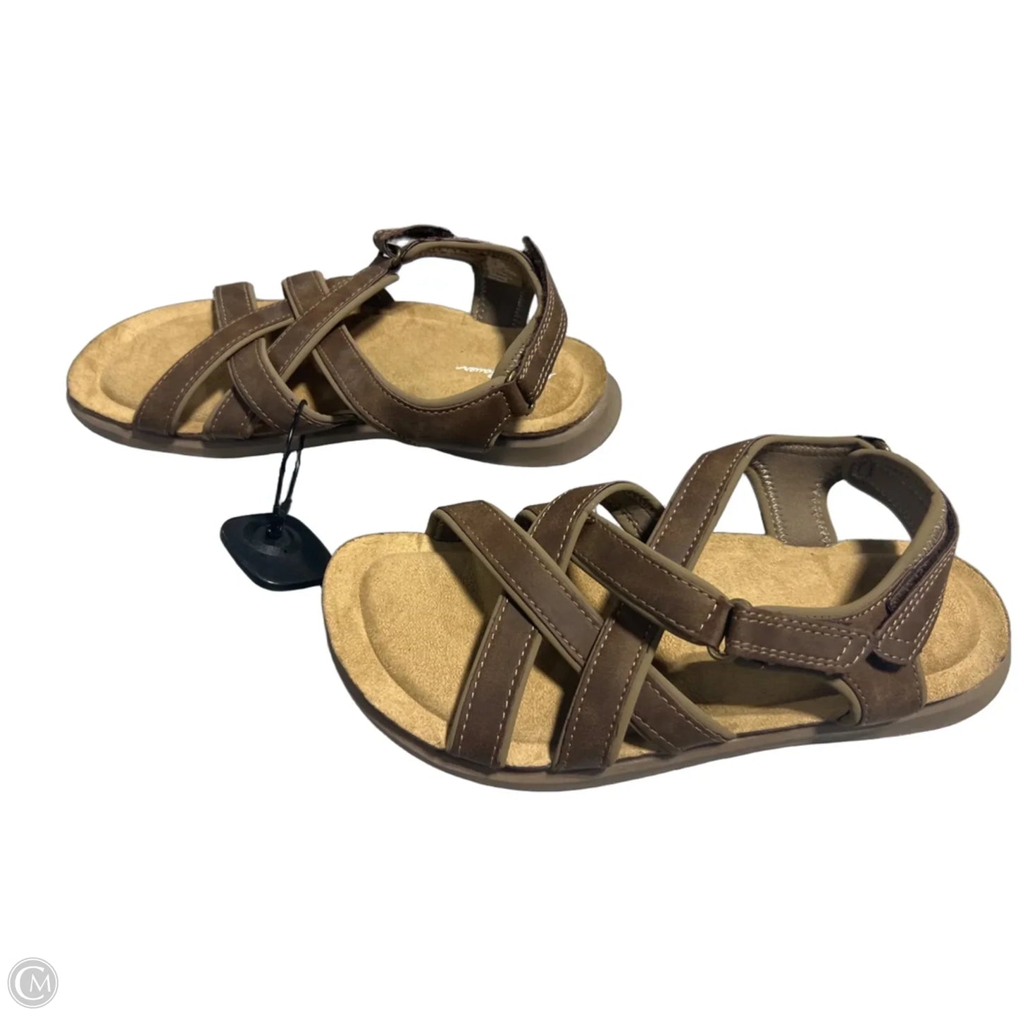 Sandals Flats By Eddie Bauer In Brown, Size: 8