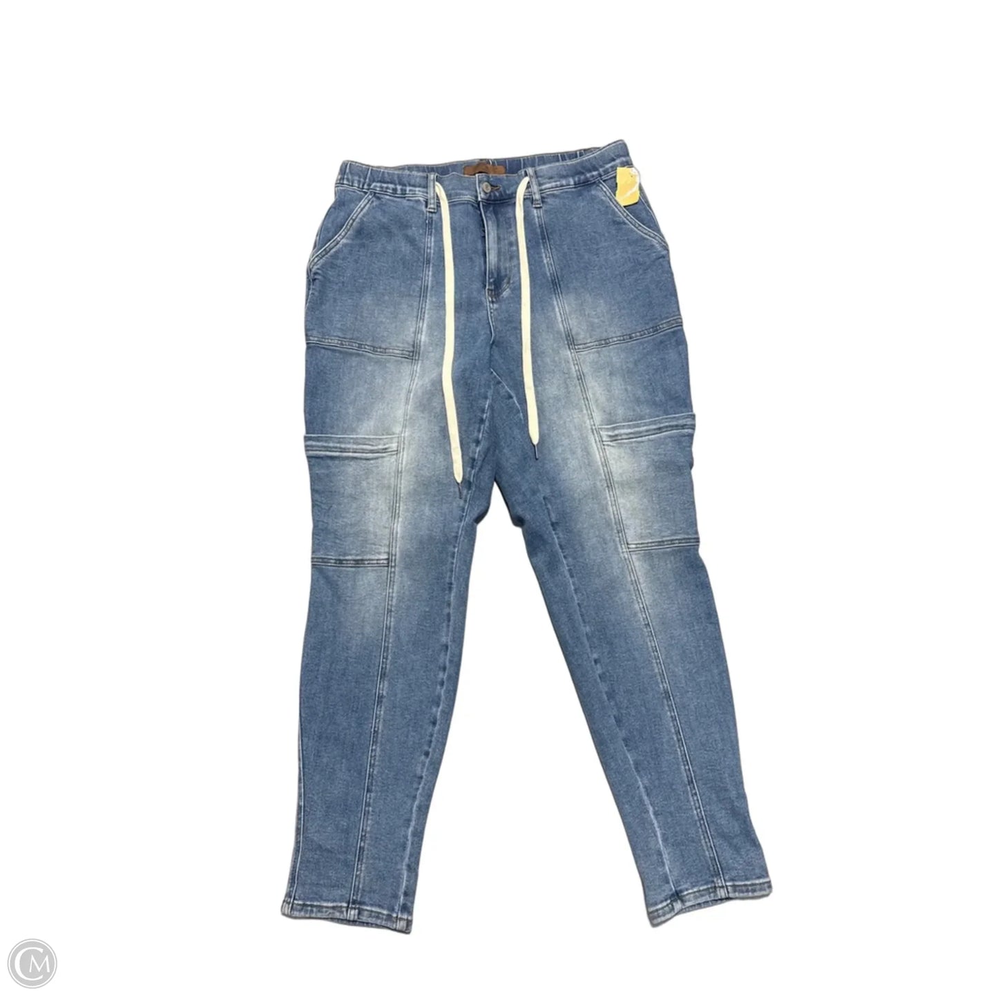 Jeans Straight By Judy Blue In Blue Denim, Size: 16
