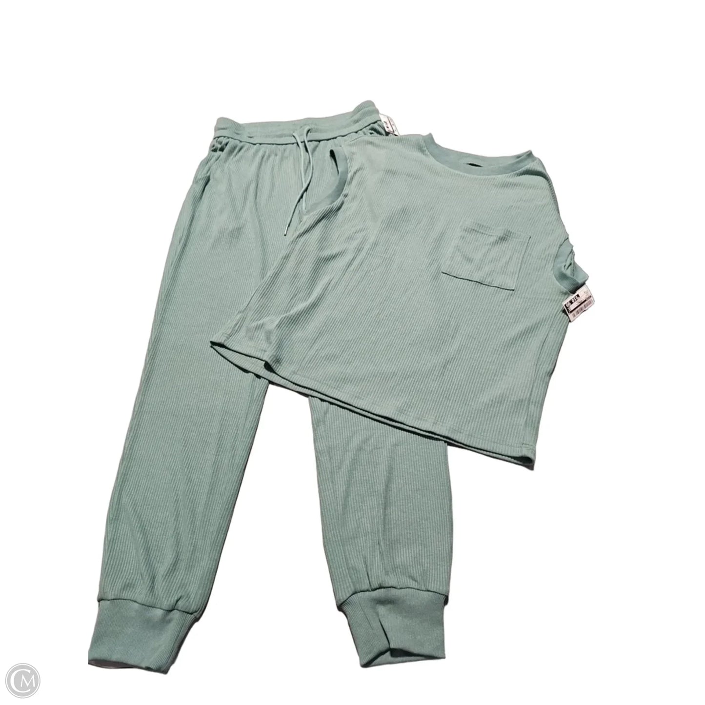 Top 2pc Sleeveless By Btfbm In Green, Size: M