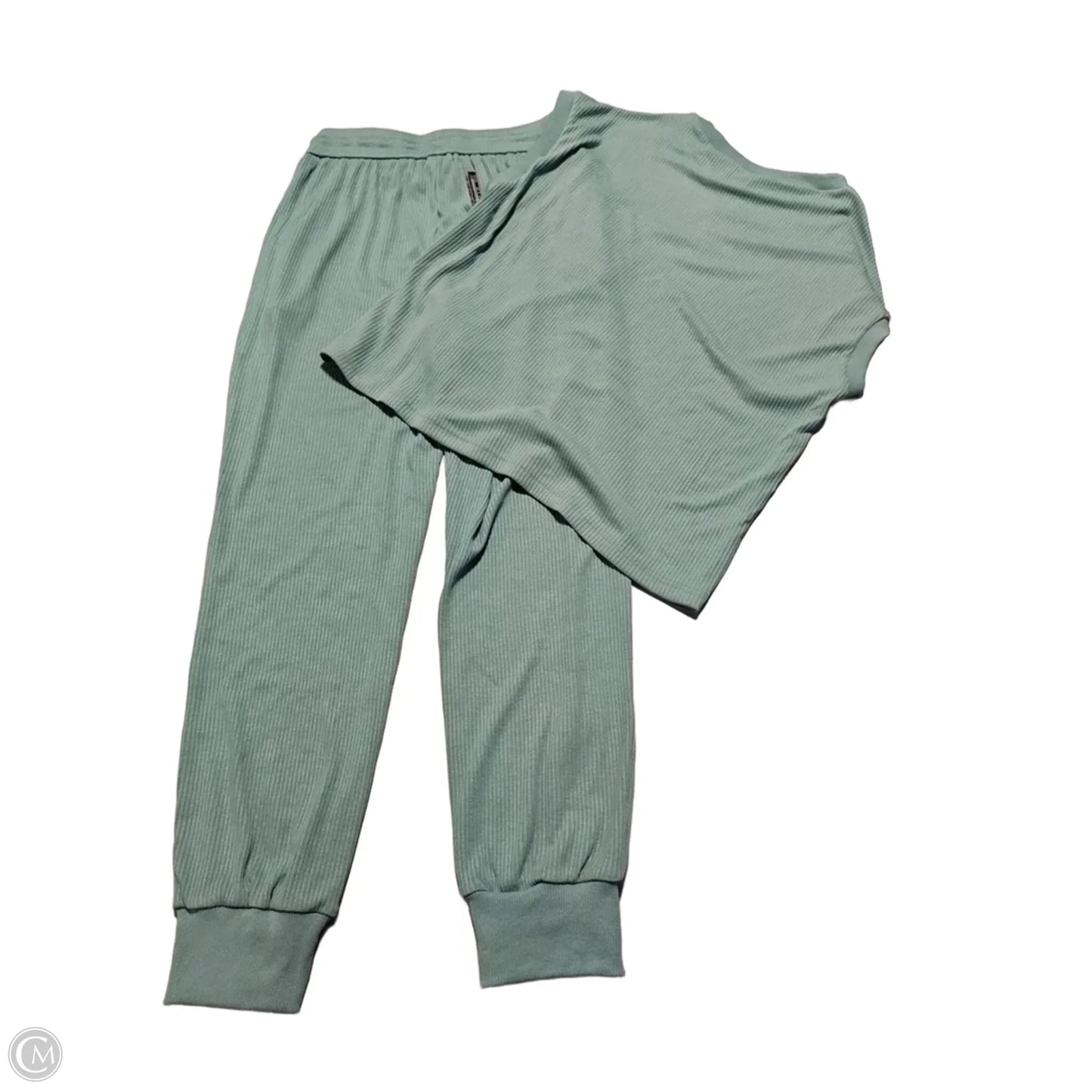 Top 2pc Sleeveless By Btfbm In Green, Size: M