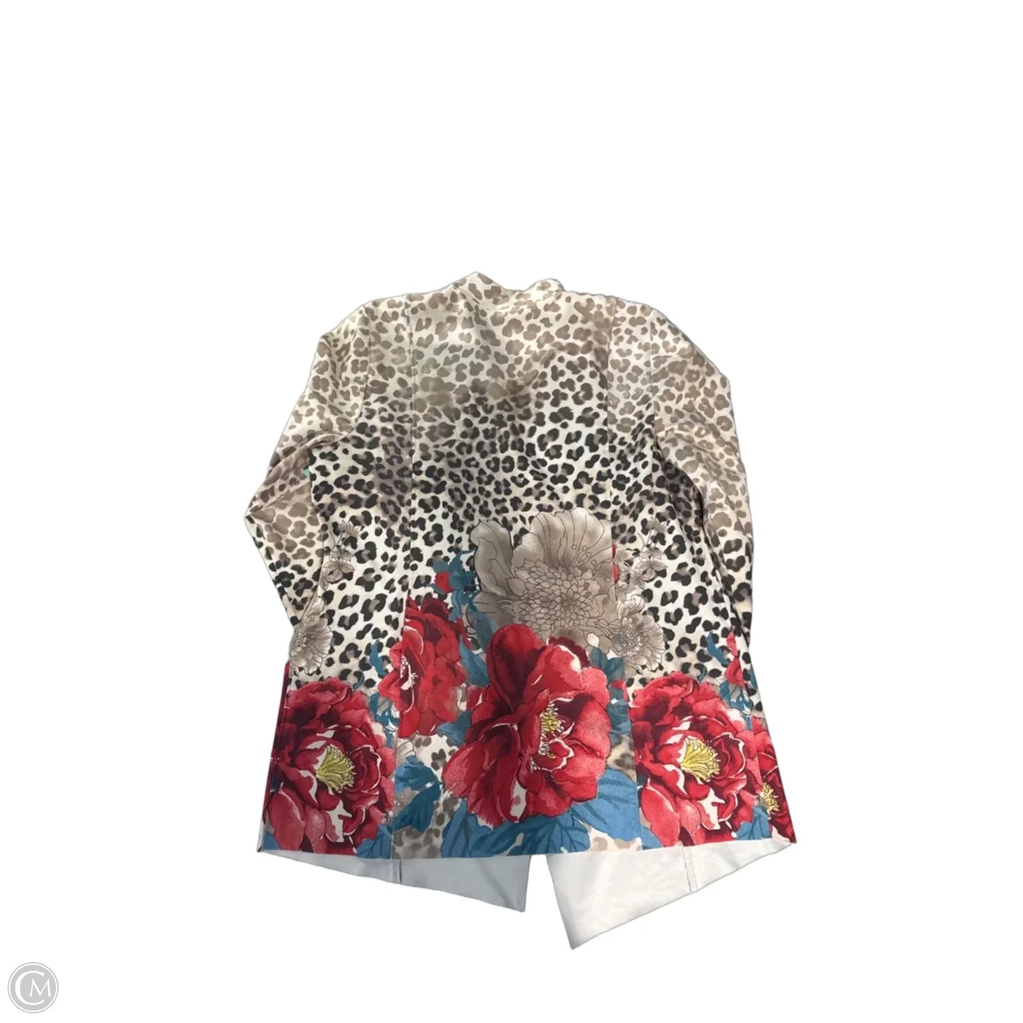 Jacket Other By Chicos In Animal Print, Size: L