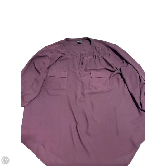 Top 3/4 Sleeve By Torrid In Maroon, Size: 2x