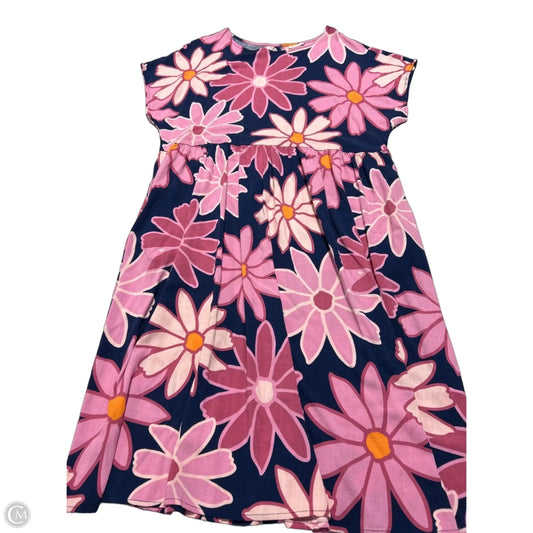 Dress Casual Maxi By Lularoe In Blue & Pink, Size: Xl
