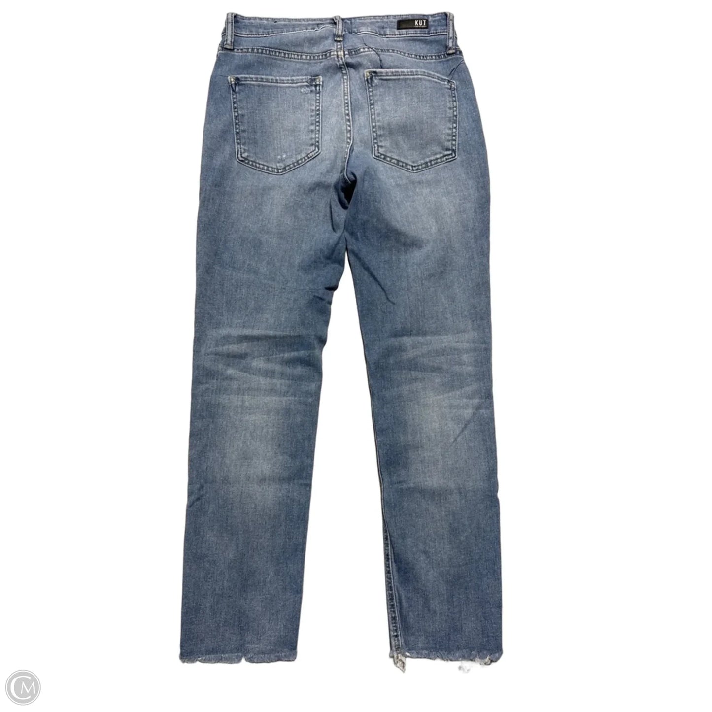 Jeans Straight By Kut In Blue Denim, Size: 6