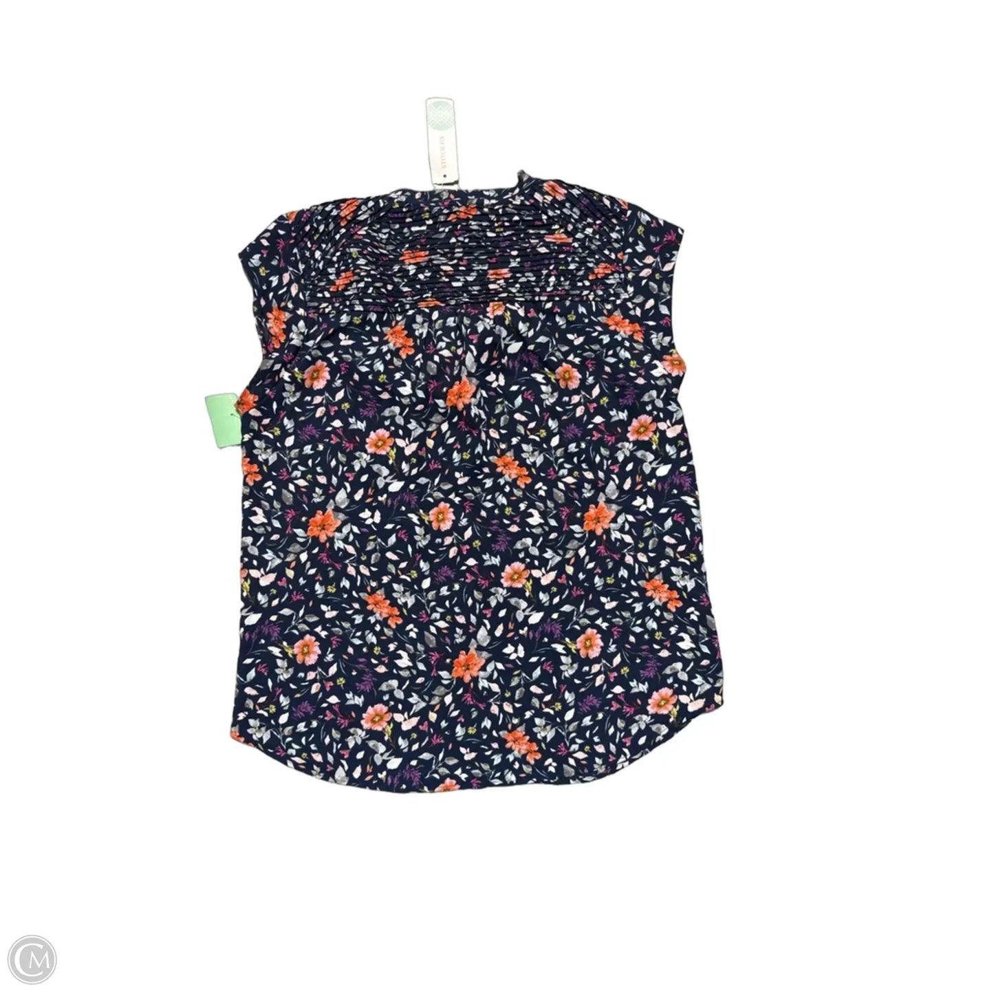 Top Sleeveless By Daniel Rainn In Navy, Size: M