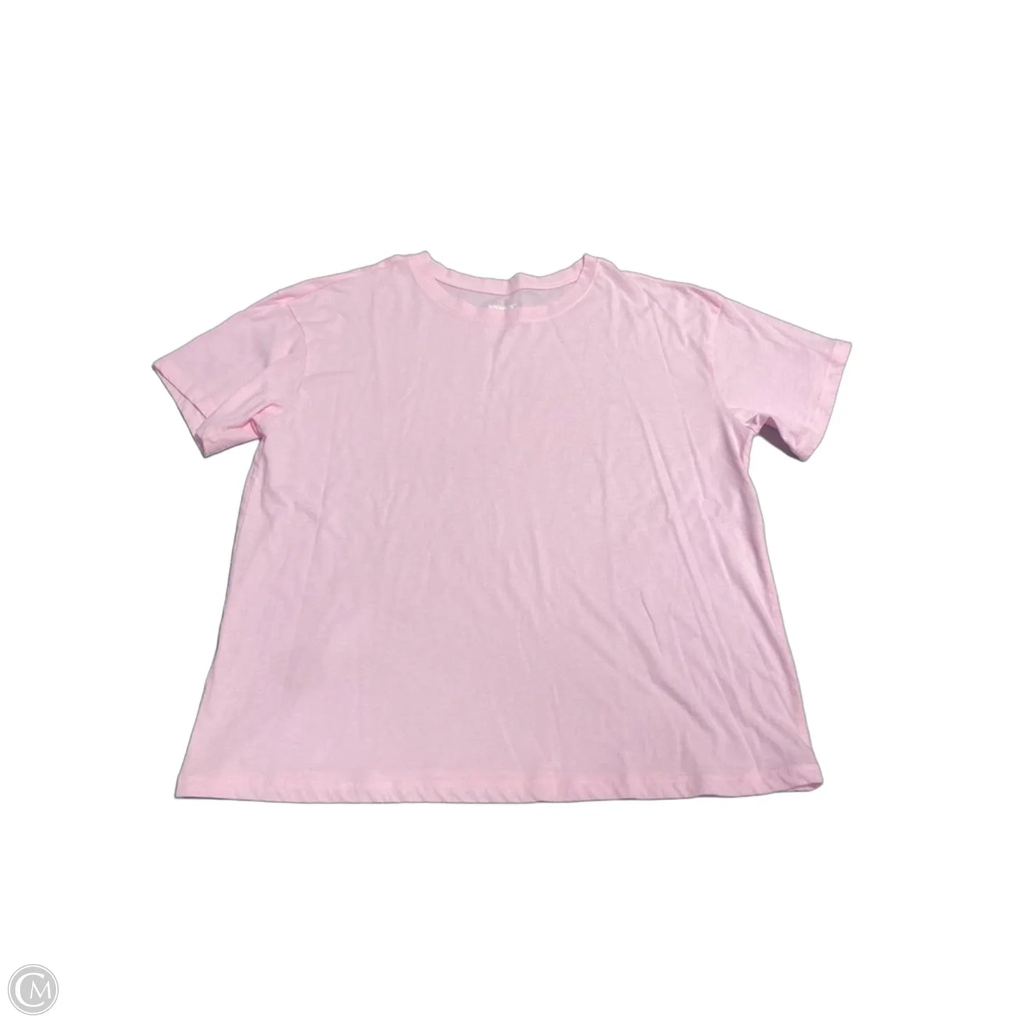 Top Short Sleeve Basic By Joyspun In Pink, Size: M