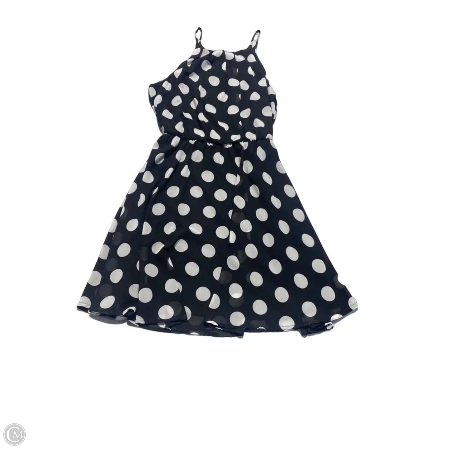 Dress Casual Short By Mi Ami In Polkadot Pattern, Size: L