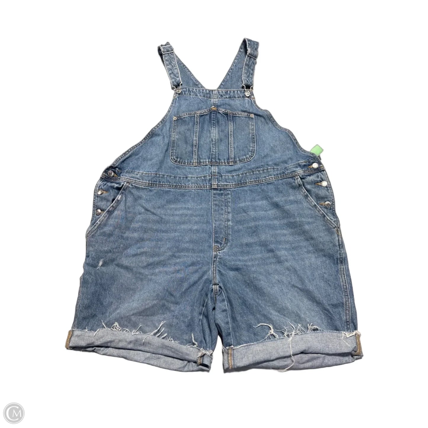 Shortalls By Old Navy In Blue Denim, Size: 3x