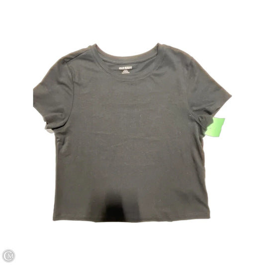 Top Short Sleeve Basic By Old Navy In Black, Size: Mp