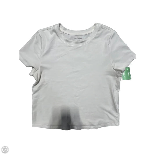 Top Short Sleeve Basic By Old Navy In White, Size: Mp