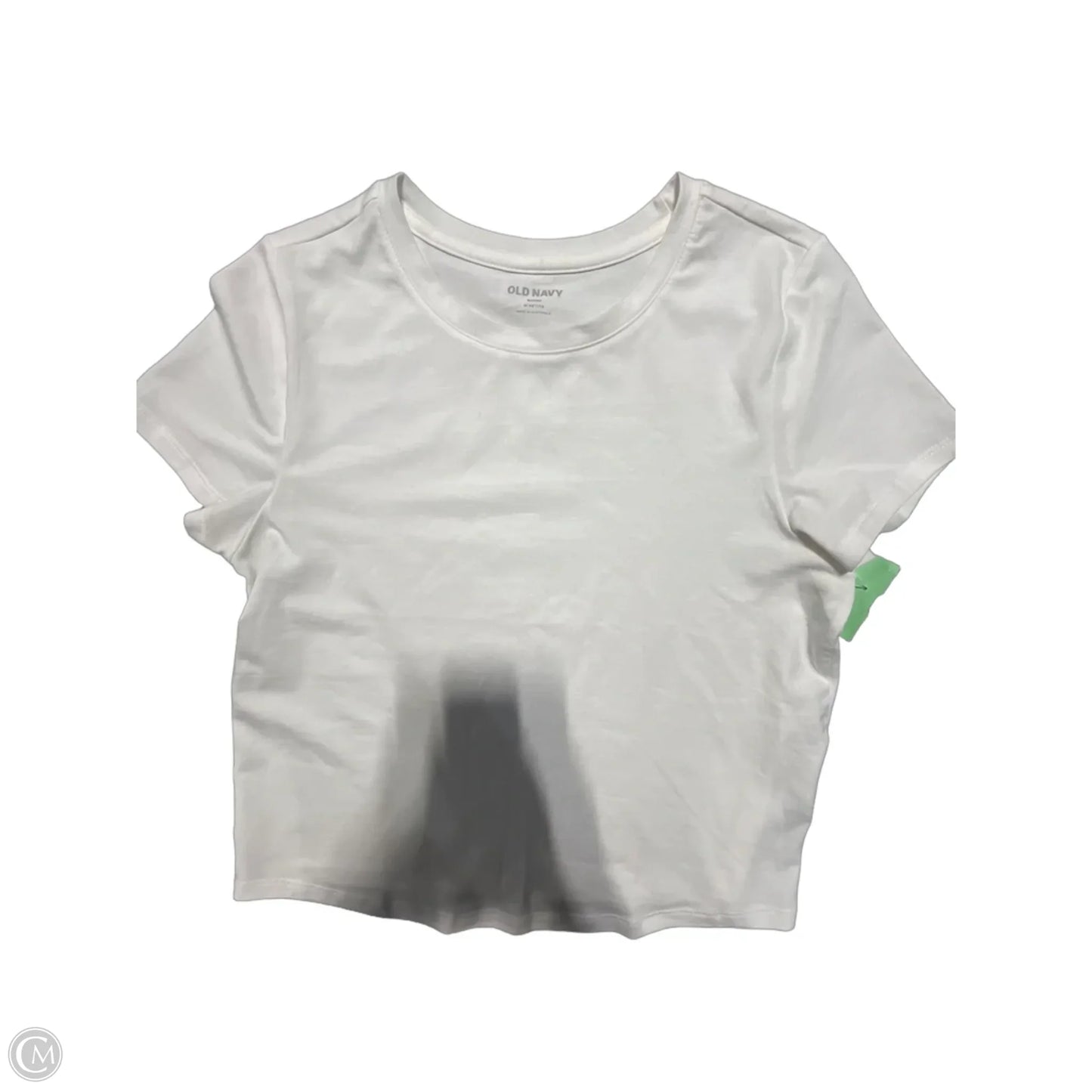Top Short Sleeve Basic By Old Navy In White, Size: Mp