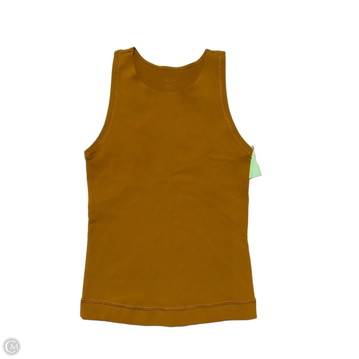 Athletic Tank Top By Calia In Yellow, Size: Xxs
