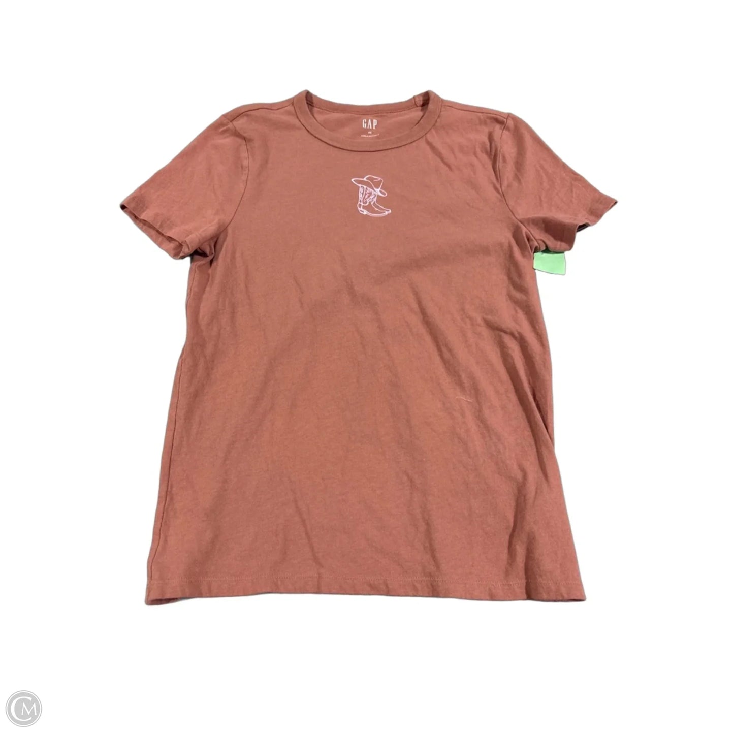 Top Short Sleeve By Gap In Orange, Size: Xs