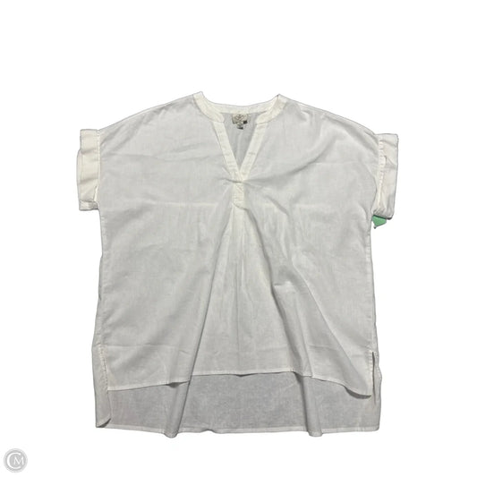 Top Short Sleeve By St Johns Bay In White, Size: Xl