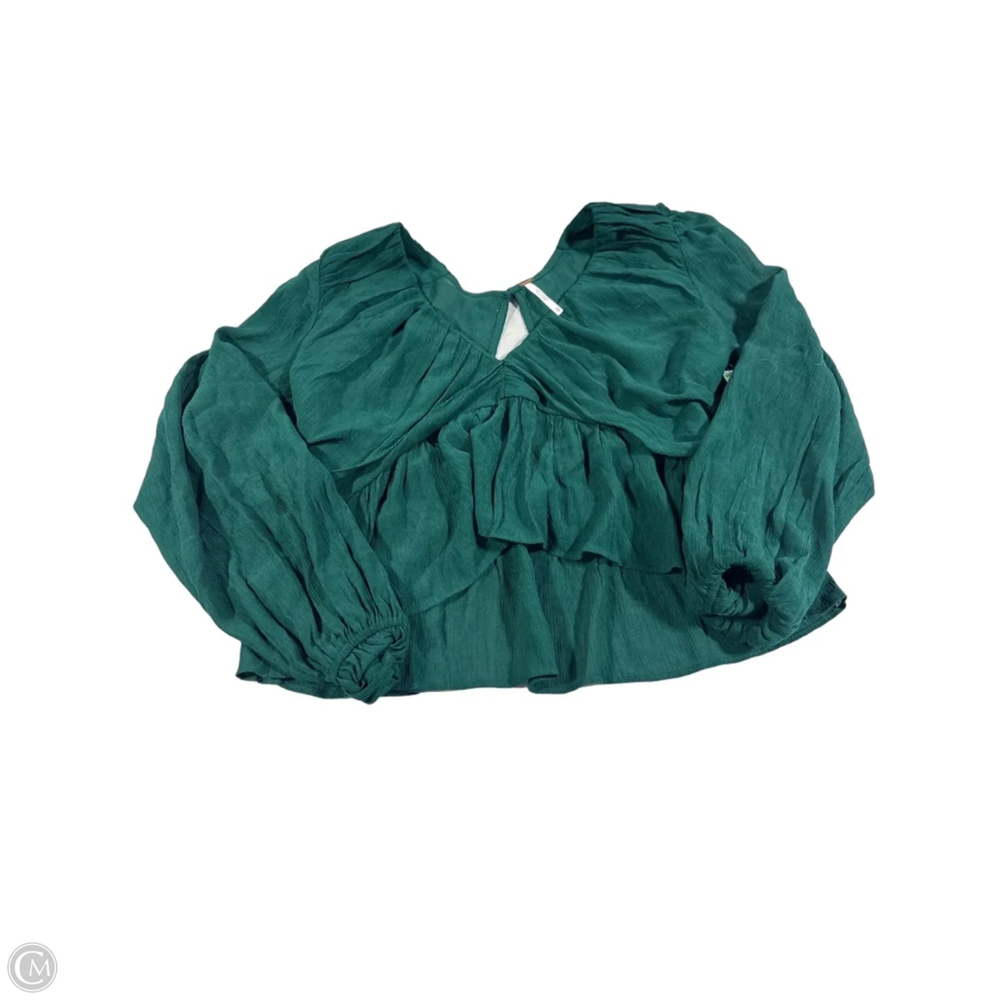 Top Long Sleeve By Free People In Green, Size: Xs