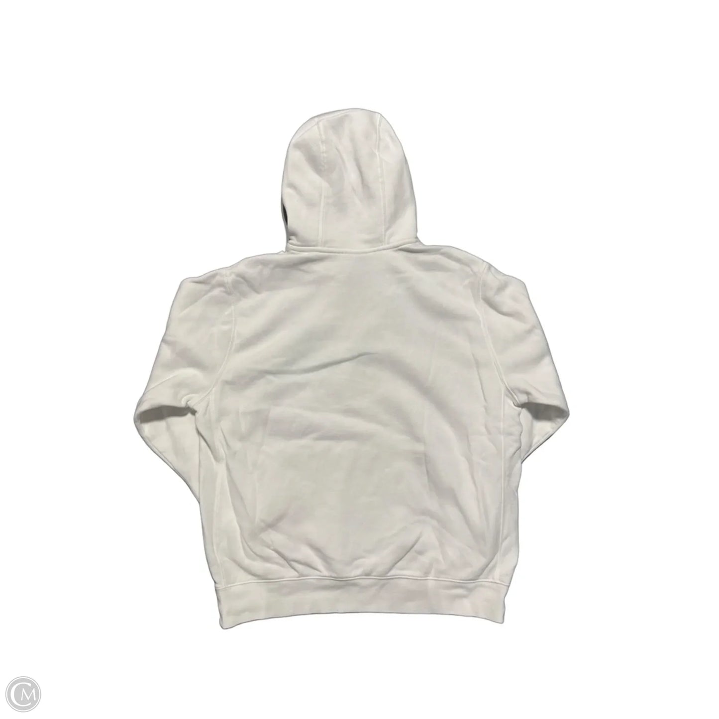 Sweatshirt Hoodie By Nike In White, Size: L