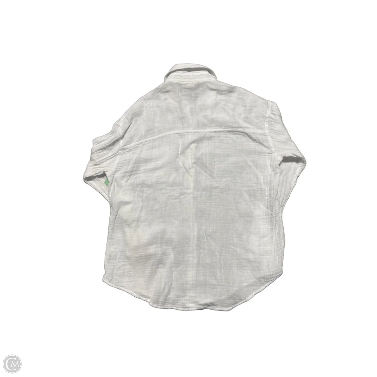 Top Long Sleeve By Aeropostale In White, Size: S