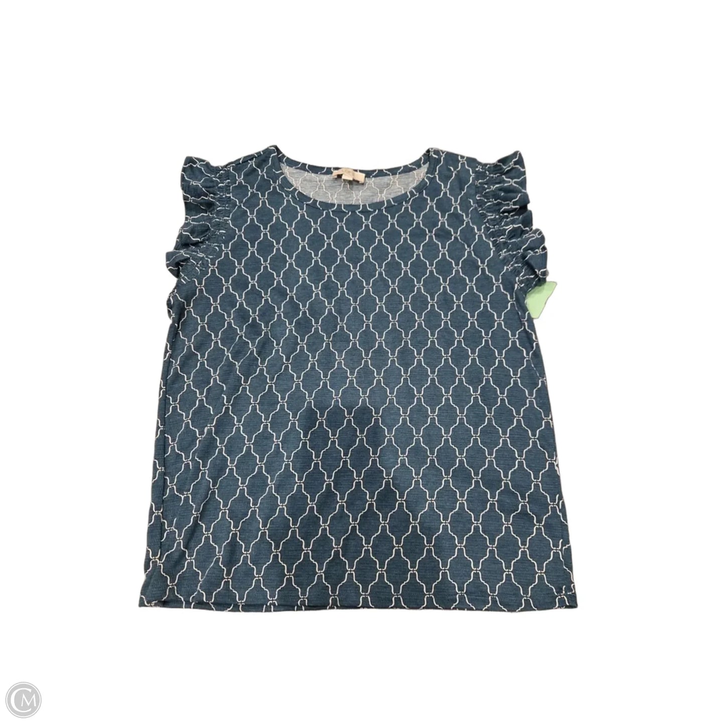 Top Sleeveless By Loft In Green, Size: L