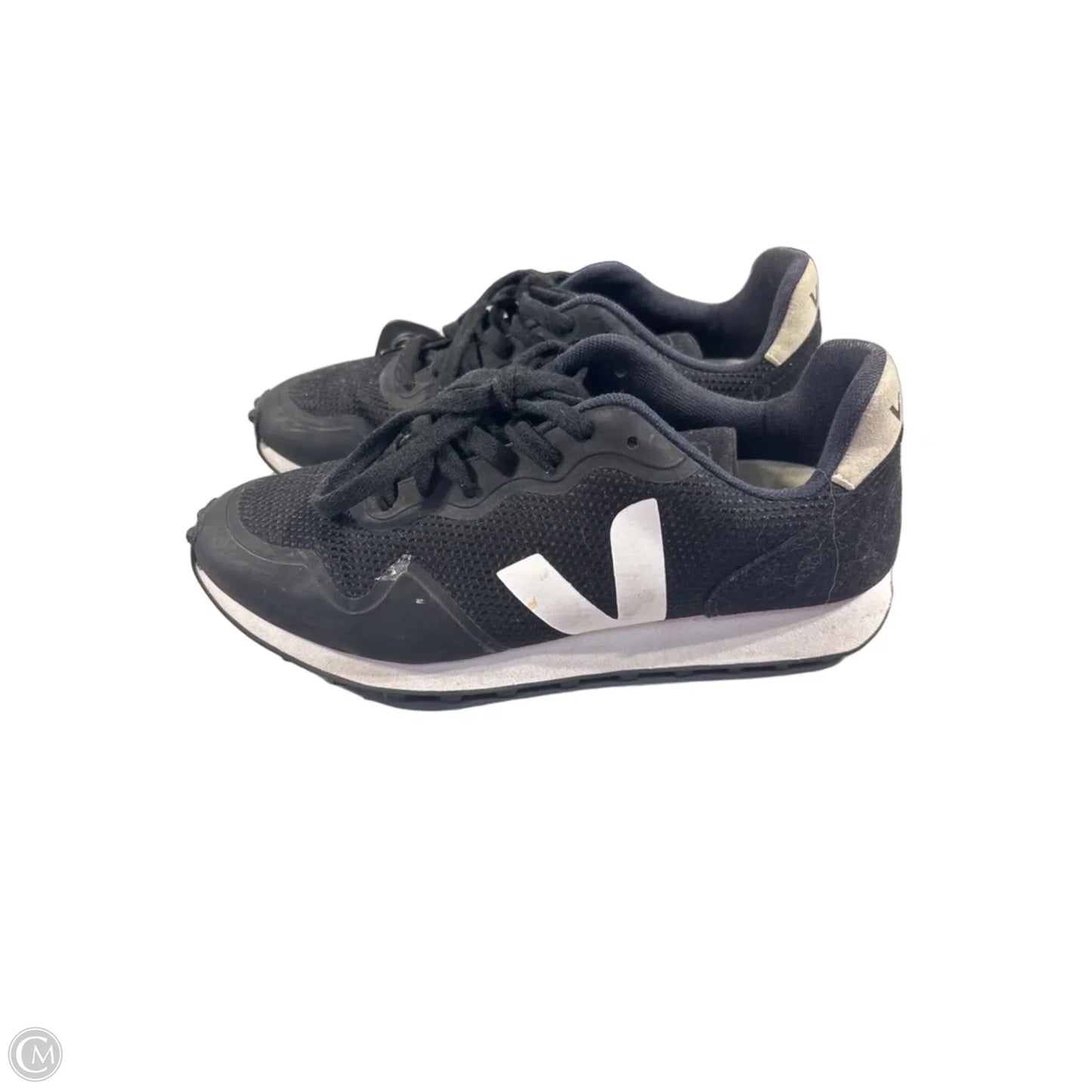 Shoes Sneakers By Veja In Black, Size: 8