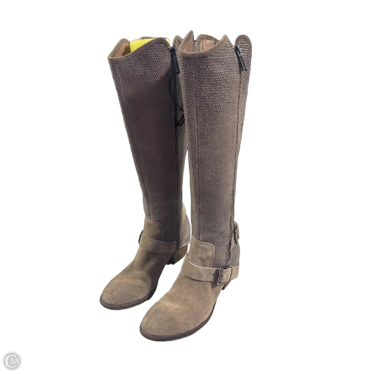 Boots Knee Flats By Donald Pliner In Grey, Size: 8