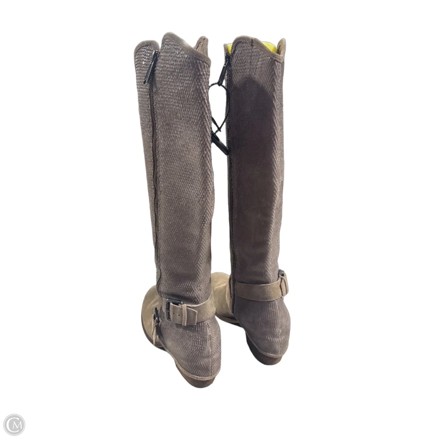 Boots Knee Flats By Donald Pliner In Grey, Size: 8