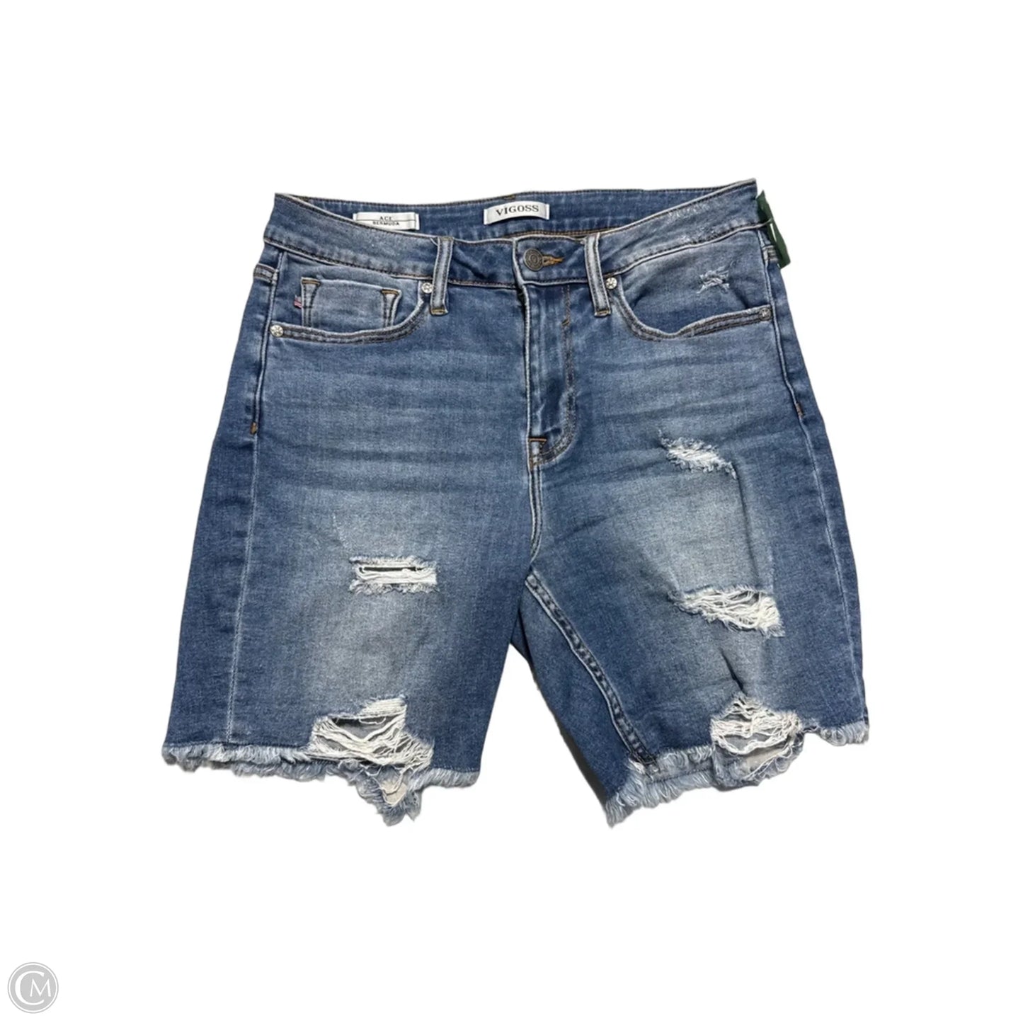 Shorts By Vigoss In Blue Denim, Size: 6