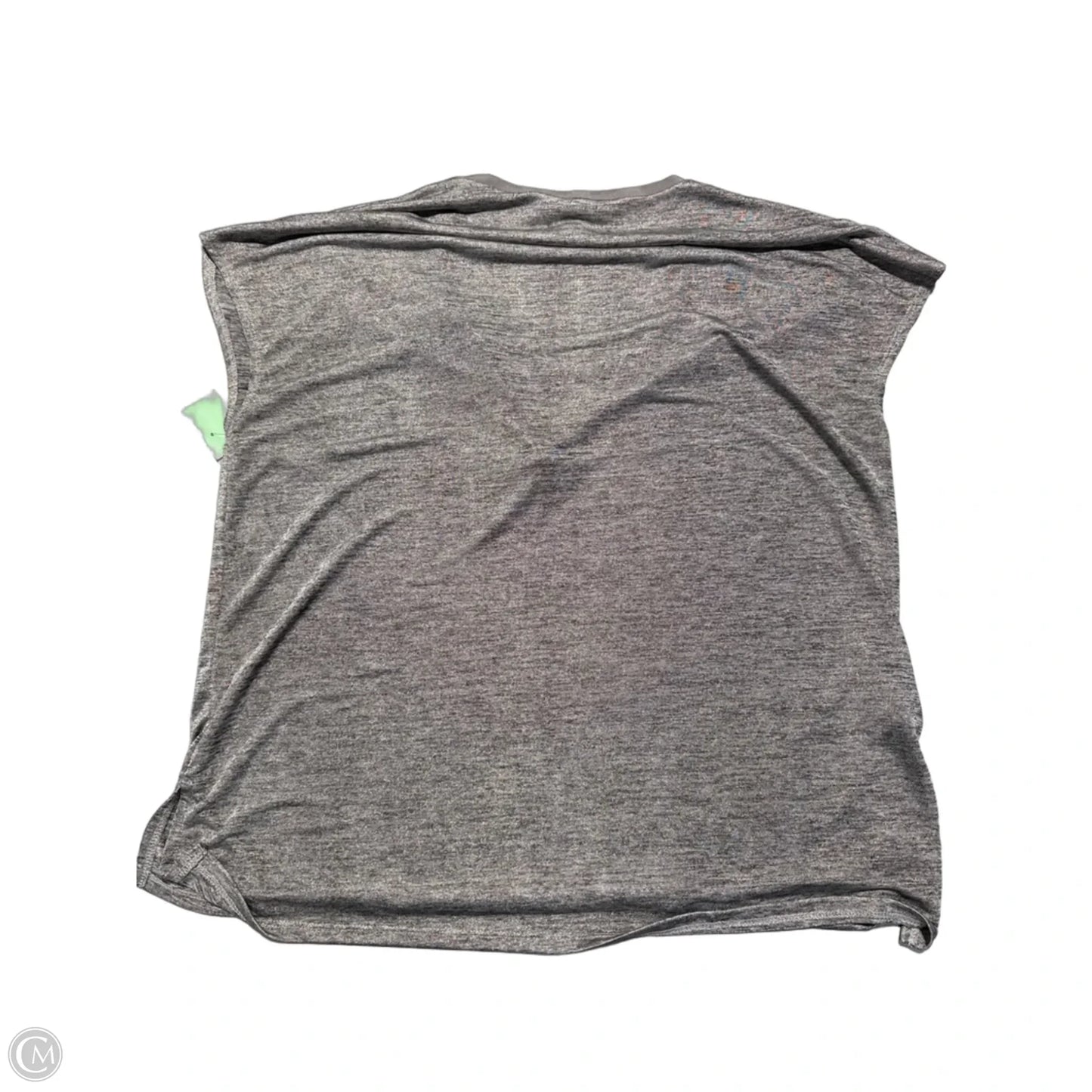 Top Short Sleeve By Long Tall Sally In Grey, Size: Xl