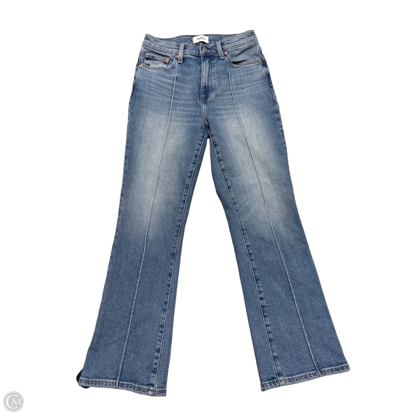 Jeans Straight By Pistola In Blue Denim, Size: 2