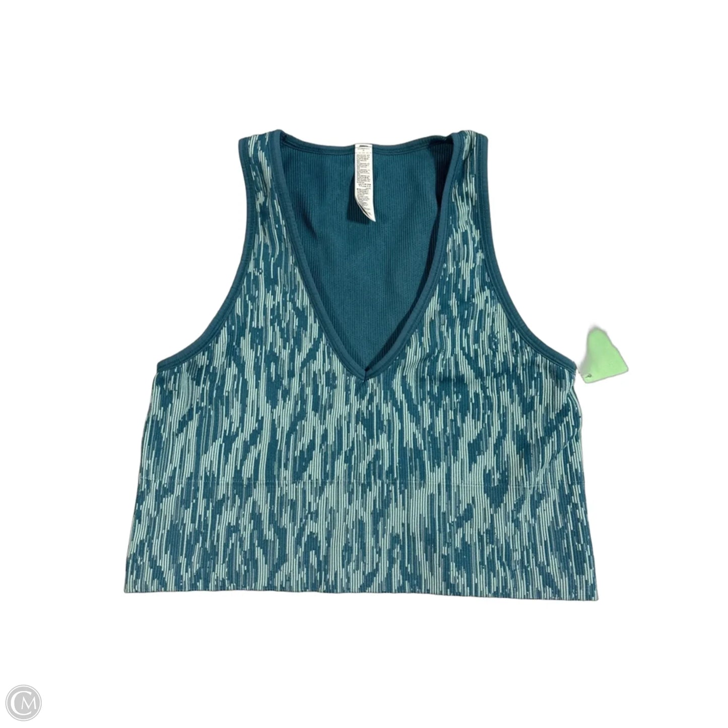 Athletic Tank Top By Cmc In Blue, Size: M