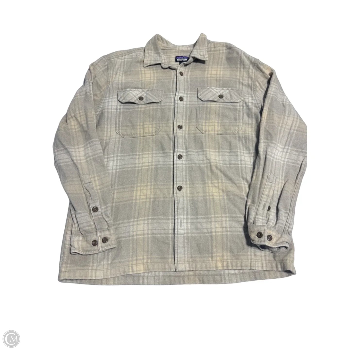 Jacket Other By Patagonia In Plaid Pattern, Size: L