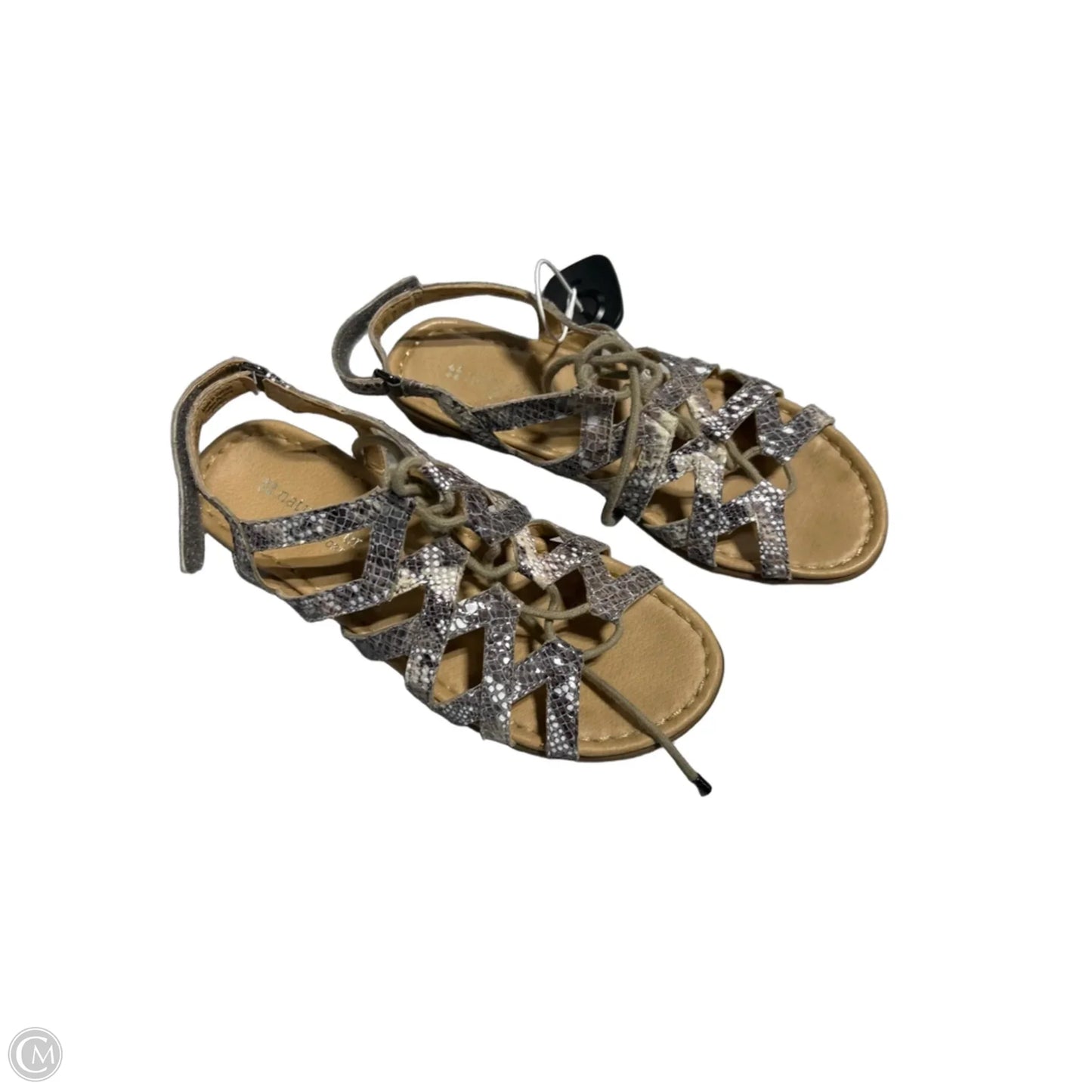Sandals Flats By Naturalizer In Snakeskin Print, Size: 6