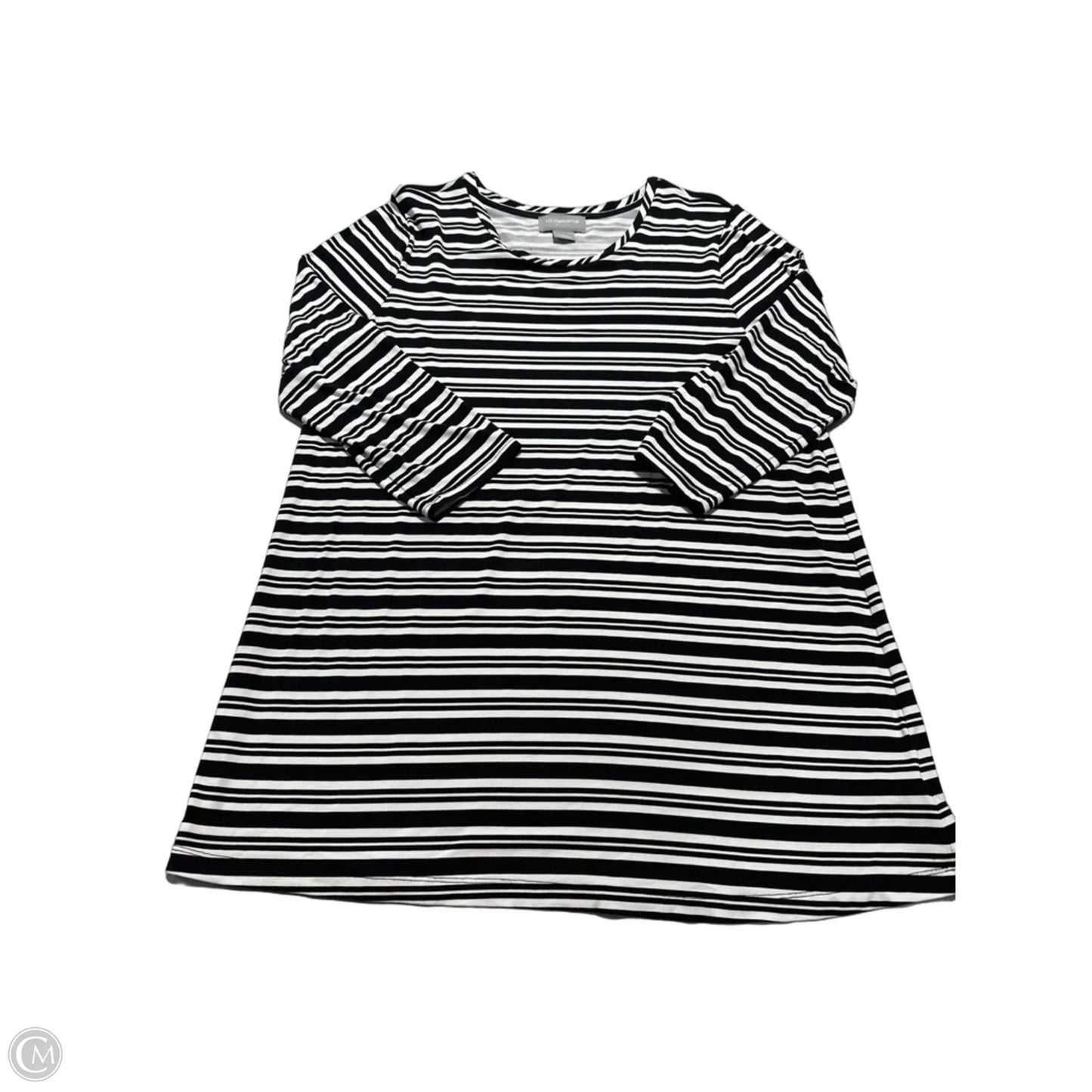 Top Long Sleeve By Liz Claiborne In Striped Pattern, Size: L