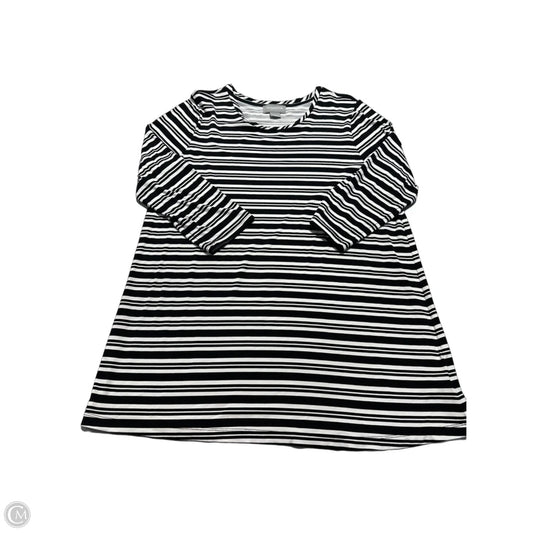 Top Long Sleeve By Liz Claiborne In Striped Pattern, Size: L