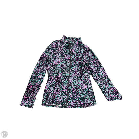 Athletic Fleece By Fabletics In Green & Pink, Size: Xxl