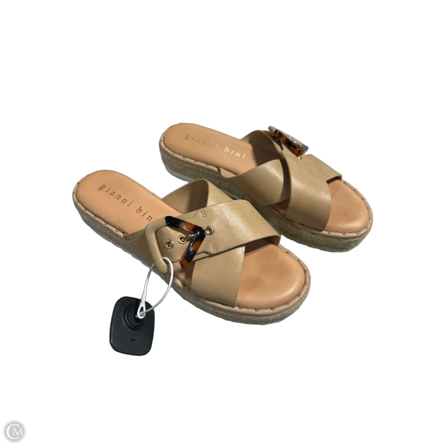 Sandals Flats By Gianni Bini In Tan, Size: 8.5