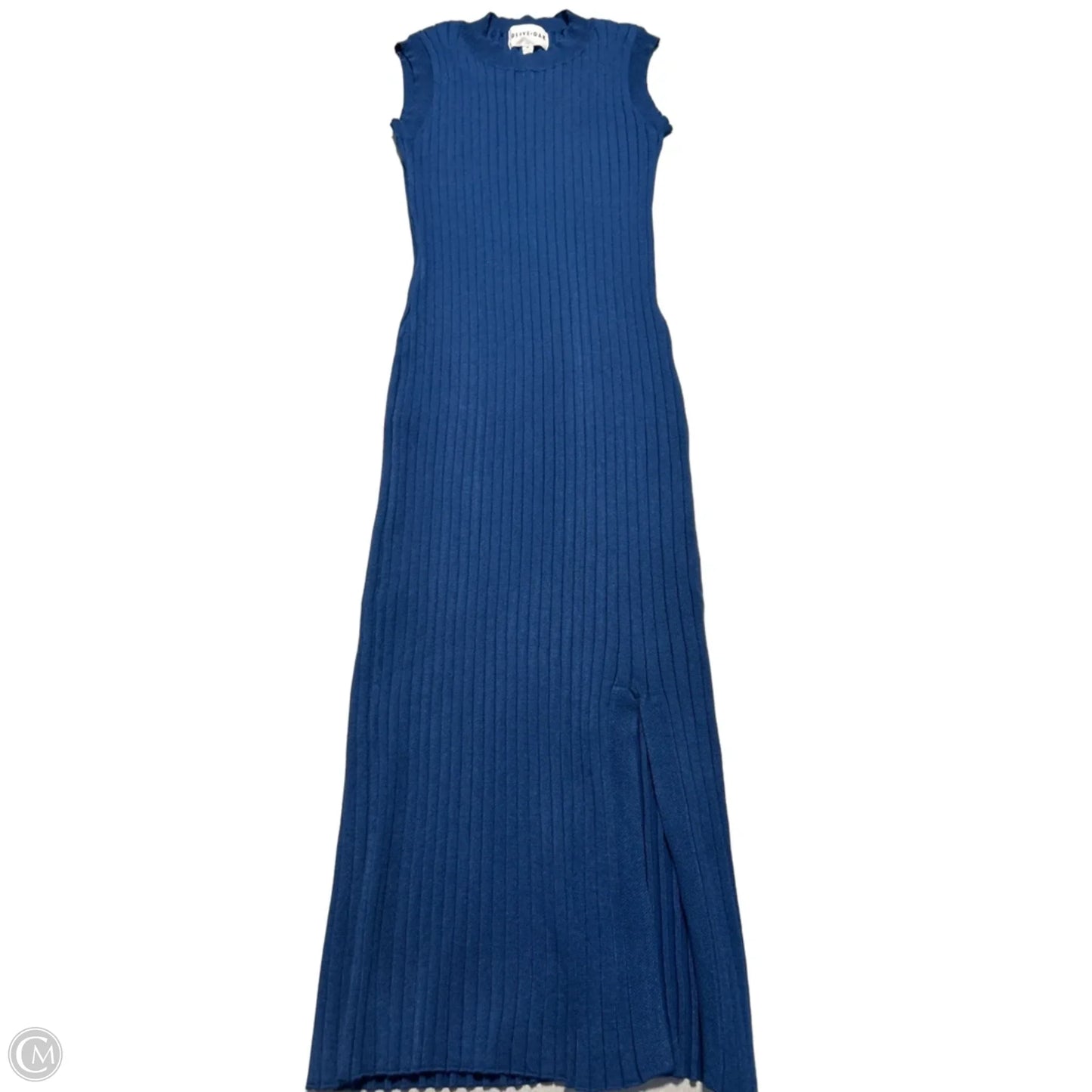 Dress Casual Maxi By Olive And Oak In Blue, Size: M